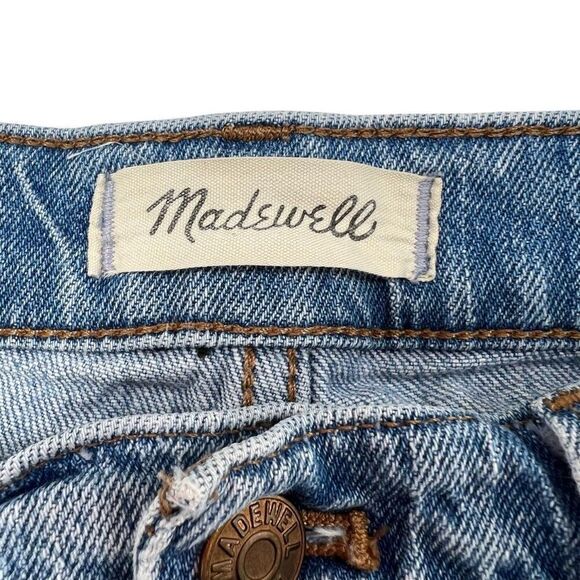 Madewell The Perfect Vintage Flare Jeans Light Wash Denim Cotton Blend Size 26 - Picture 4 of 8